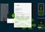 design modern business card letterhead and stationery design